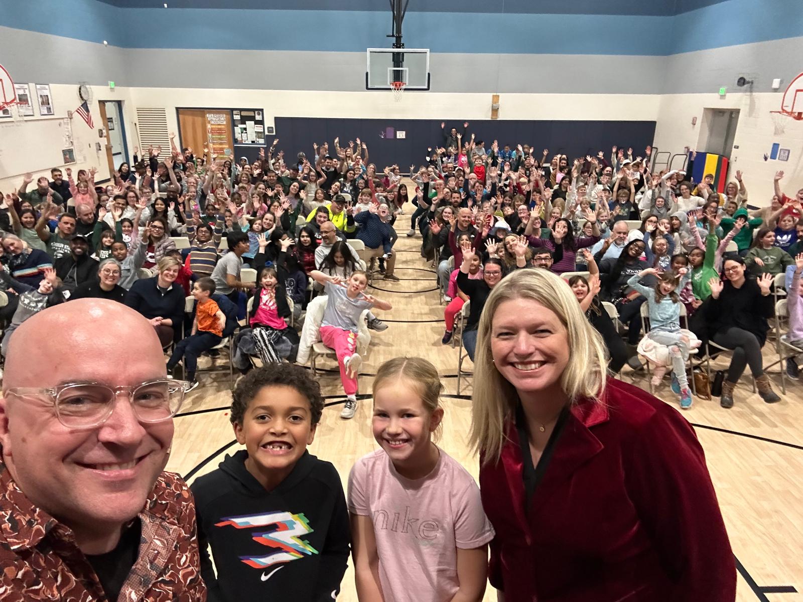 Principal selfie