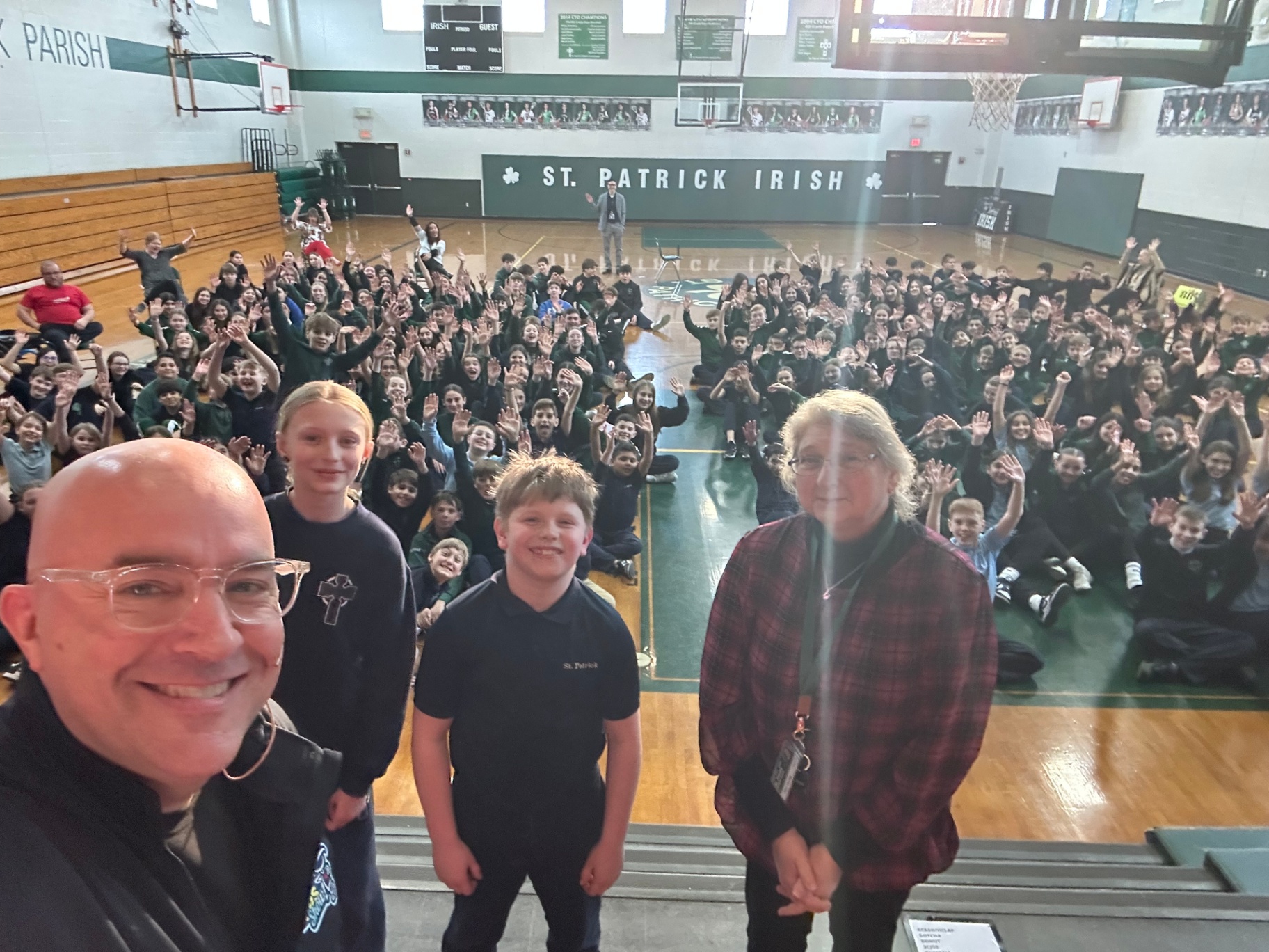 Catholic school assembly